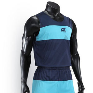 Uniformes de Baloncesto de Invierno de Primera Calidad, Color Personalizado, Antibacterianos, de Secado Rápido, Sin Mangas, 100% Poliéster, Fabricación y Servicios OEM - Product Image 5