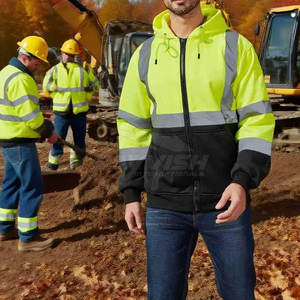 Sweat-shirt de sécurité de qualité supérieure, meilleur matériau, sweat-shirt de sécurité haute visibilité, prix de gros, sweat-shirt de sécurité pour hommes - Product Image 3