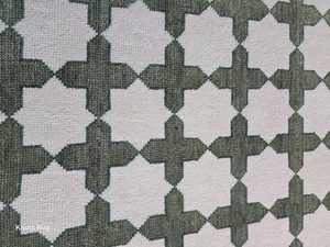 พรมตุรกีสไตล์วินเทจแบบดั้งเดิมความต้องการสูง4x6สีเขียวขาวผ้าคอตตอนขนาดเล็กผ้าลินินทำมือ6x9ห้องนั่งเล่นสวดมนต์ - Product Image 4