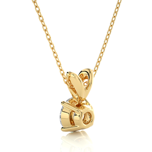 เครื่องประดับ avarta 18K ทอง50เซนต์จี้โซลิแทร์ - Product Image 2