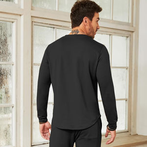 Venta al por mayor de chándales de algodón de peso pesado liso para hombre, chándal personalizado gimnasio Jogger conjunto de dos piezas para Mem ropa informal - Product Image 3