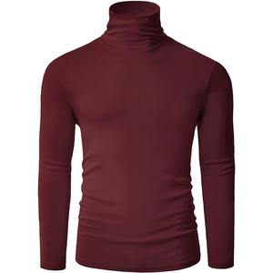 Camiseta de Cuello Alto de Manga Larga para Hombre, de Alta Calidad, Ajustada, Suave y Ligera - Product Image 2