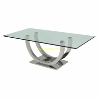Ensemble de tables basses rondes de luxe, plateau en métal, cadre en métal doré, tables de salon modernes, meubles d'hôtel, décoratifs