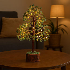 Vente en gros d'aventurine verte à prix compétitif Arbres de cristal curatifs Décoration écologique de maison et de bureau - Product Image 6