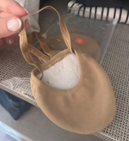 Zapatos de Gimnasia Rítmica para Mujer, de Piel de Oveja y Microfibra, con Logotipo Personalizado, Tacón Plano, Cómodos, Duraderos, Tallas Grandes, para Baile