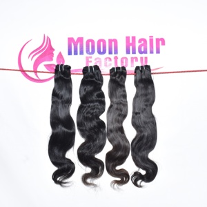 Cheveux Bodywave soyeux et doux de qualité supérieure, 14 pouces, 1 paquet, longue durée, cheveux indiens Remy, vente en gros disponible en grande quantité - Product Image 2