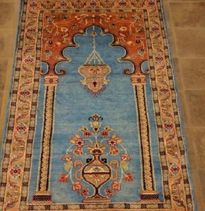 Conceptions personnalisées nouvelle prière tapis musulman en gros en vrac couleur unie teint épais tapis de prière de haute qualité tapis jaenamaz islamique - Product Image 4