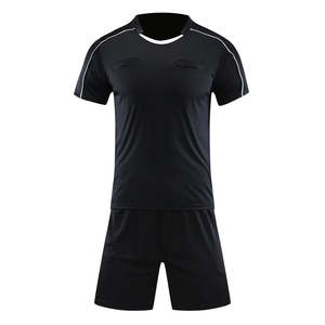 Conjunto de Uniforme de Árbitro de Fútbol Personalizado OEM, Camiseta de Manga Corta con Bolsillos y Pantalones Cortos Deportivos de Árbitro - Product Image 6