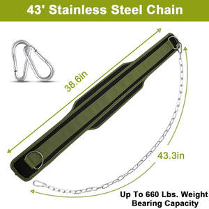 เข็มขัดยกน้ำหนักไนลอนแบบจุ่มสบายและปรับได้ - Product Image 6