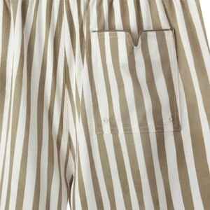 Soldes d'été : Short homme à rayures verticales, coupe décontractée, taille élastique, décontracté pour les vacances, tissu doux et léger, fabrication OEM - Product Image 4