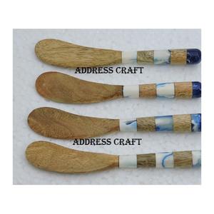 Cuchillo de madera de diseño japonés para queso, cubiertos, juego de queso con mango de resina, cubiertos para el hogar, herramienta de corte de queso, juegos de cuchillos para mantequilla - Product Image 1