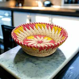 Elegante cesta de pan de fruta de hierba Sabai tejida a mano, artículos de decoración personalizados para el hogar para sala de estar, venta al por mayor, regalo en caja - Product Image 5