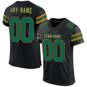 Camiseta de fútbol americano juvenil personalizable, duradera, transpirable para la práctica, partido escolar, listo para el juego, uniforme de entrenamiento para - Product Image 1