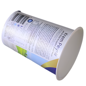 DYF180: 180 ml (6 oz) <b>Foil</b>-Sealable Small Round Plastic <b>Container</b> - Product Image 2