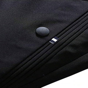 OEM Custom Men's Vintage <b>Denim</b> Stand Collar Front Logo Waterproof Breathable <b>Lightweight</b> Windbreaker <b>Jacket</b> Outdoor - Product Image 3