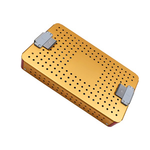 Caja contenedora de esterilización de acero inoxidable de grado médico de doble capa Fuente de alimentación manual Autoclave Instrumentos quirúrgicos - Product Image 5