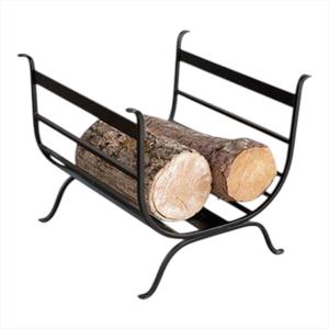 Hand Forged Andirons, Fireplace <b>Log</b> Holder Indoor Firewood Basket Holder Carrier Metal Wood Rack, Metal <b>Log</b> Holder for Outdoor - Product Image 2