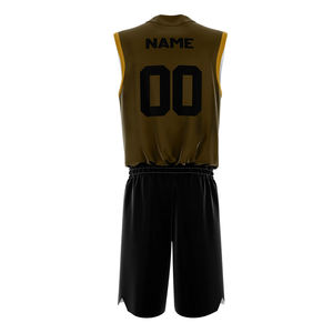 Nouveautés Uniforme de basket-ball en matière respirante pour les jeunes Produit hautement recommandé Uniforme de basket-ball au meilleur prix - Product Image 3