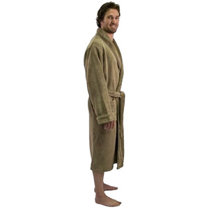 Meilleure vente Qualité Robes pleine longueur Flanelle Vente chaude Peignoirs Conception simple Peignoir Capuche Hôtel Personnalisé Couple Long Peignoir - Product Image 6