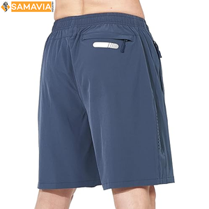 Pantalones cortos de gimnasio para hombre Pantalones cortos de entrenamiento de malla transpirables de secado rápido | Ropa deportiva de etiqueta privada - Product Image 3