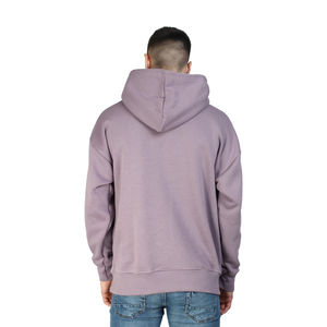 Sweat à capuche unisexe de luxe 2025, 100% coton biologique, poids lourd, impression numérique, uni, surdimensionné, pull d'hiver, broderie 3D personnalisée - Product Image 2