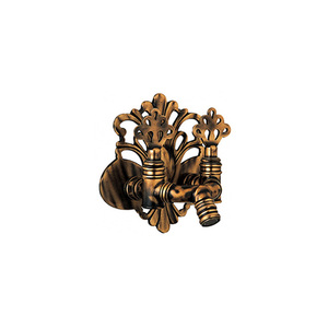 Vòi sen tắm gắn tường cao cấp bằng đồng thau, vòi sen tắm hai tay cầm, bộ vòi tắm bồn tắm với tay cầm kiểu điện thoại - Product Image 4