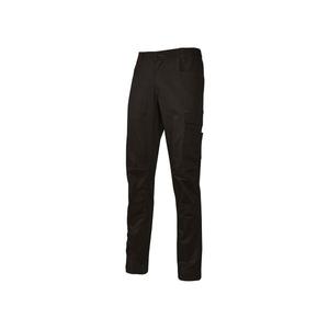Pantalon U-POWER Stretch CVC avec BRAVO TOP Vêtements de sécurité d'hiver en carbone noir - Product Image 1