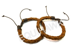 CUSTOM DESIGN LEATHER <b>BRACELETS</b> for MEN AMD <b>WOMAN</b> WITH EMPTY CHANNEL CRYSTAL or BRAIDED UNIQUE DESIGN/LEATHER <b>BRACELETS</b> - Product Image 2