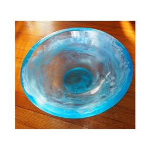 Bol à fruits en résine personnalisé unique fait à la main aspect poli brillant pour centre de table fête collations affichage de cuisine-écologique - Product Image 4