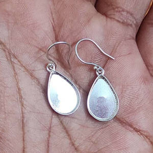 Alta calidad vacío encontrar Proveedor Profesional pera 4x6mm a 15x20mm DIY Collet 925 plata esterlina colgante pendiente ajuste - Product Image 3