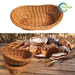Practical RATTAN <b>BASKET</b> Handcrafted Shopping <b>Basket</b> <b>Bread</b> Proofing <b>Basket</b> Home Decor From Vietnam Good Quality - Product Image 5