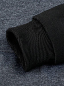 Sudadera con capucha de lana de algodón unisex térmica venta al por mayor personalizado 100% algodón 450GSM Sudadera con capucha de moda de los hombres - Product Image 3