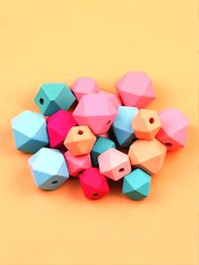 Perles en bois non finies, forme ovale, forme et couleur personnalisées, perles en bois façonnées et de taille personnalisée, produit artisanal indien - Product Image 2