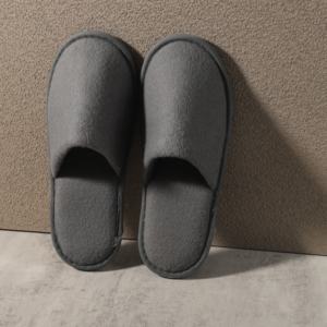 गहरे भूरे रंग के डिस्पोजेबल चप्पल विरोधी पर्ची बंद पैर की अंगुली आरामदायक सांस लेने योग्य एवा चारपाई होटल यात्रा से कोरल फ्लेक्स कपास - Product Image 6