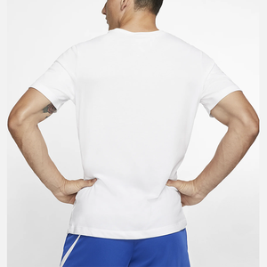 Camiseta deportiva de fitness para hombre, diseño de cuello redondo de elastina, ropa deportiva de entrenamiento de gimnasio lisa, camiseta con logotipo personalizado para hombre - Product Image 1