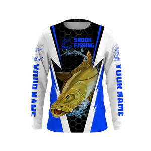 Camisas CON CAPUCHA DE PESCA impermeables transpirables personalizadas, protección de secado rápido UPF 50, camisa de manga larga de pesca duradera - Product Image 1