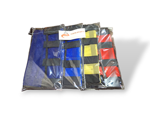 Haute qualité de tissu le plus équestre 4 pièces ensemble cheval mouche Leggings maille mouche jambe enveloppes pour l'équitation chevaux - Product Image 1