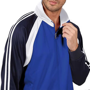 ชุดวอร์มมีซิปไซส์ใหญ่พิเศษสำหรับผู้ชายระบายอากาศได้ดีมีสไตล์แห้งเร็วสำหรับใส่วิ่งและสวมใส่ในชีวิตประจำวัน - Product Image 4