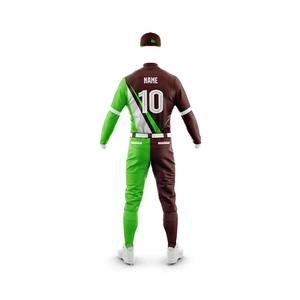 Ensemble d'uniformes de baseball personnalisés OEM pour adultes unisexes, 100 % imprimés par transfert thermique, séchage rapide, respirant, col en V, boutonnage haut de gamme - Product Image 4