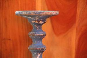 Bougeoir à piliers de style zen asiatique, décoration de fêtes de Noël et de vacances, bougeoir solide au design vintage - Product Image 5