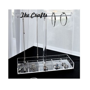 Soporte de joyería de acrílico transparente para colgar accesorios personales de la mejor calidad soporte de collar soporte de joyería - Product Image 6