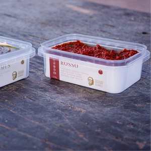 Contenedor de Hummus impreso personalizado de 8 oz para Hummus Zaater Tahini Contenedores de embalaje Caja PP Plástico IML Imprimir Salsa de inmersión - Product Image 5