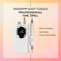 Perceuse à ongles rechargeable pour dissolvant de cuticules, lime électrique, pour manucure