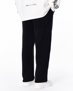 Pantalones de correr de algodón pesado de alta calidad personalizados para hombre OEM 2024, nueva tendencia Premium básica, oferta al por mayor con estampado de hojaldre - Product Image 3