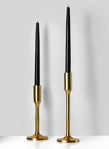 Portavelas de latón y Metal de diseño único, candelabro redondo, candelabros para mesa, comedor, decoración del hogar - Product Image 2