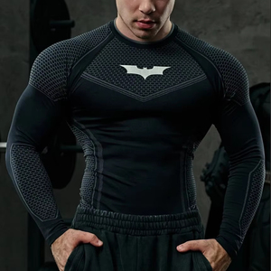 Nuova T-shirt Aderente da <span class=keywords><strong>Uomo</strong></span> per Jogging, Allenamento, Asciugatura Rapida, Palestra, Corsa - Product Image 3