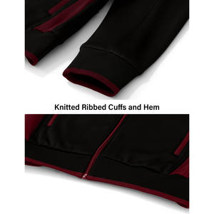 Ensemble de survêtement pour homme avec fermeture éclair et lavage à l'acide, 2 pièces, coupe-vent, logo personnalisé, ensembles de jogging, survêtements unisexes - Product Image 5