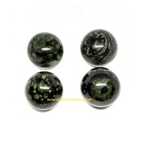 Sphères de jaspe vert Kambaba 40-60mm, pierres de décoration artisanales de haute qualité pour la guérison à la maison |   Exportation d'agate Jilani