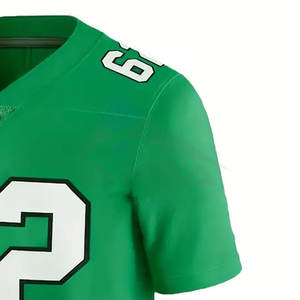 เสื้อฟุตบอลอเมริกันแบบสั้นพิมพ์ลาย ดีไซน์ล่าสุด ขนาดผู้ใหญ่ ระบายอากาศได้ดี คุณภาพสูง สำหรับทีมชายและหญิง - Product Image 4