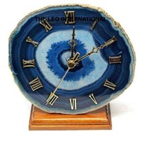 Fil d'acier métal cuivre antique cadran noir Grand Central Station Train Table Desk Clock 6X2X8 Inch home office decoration